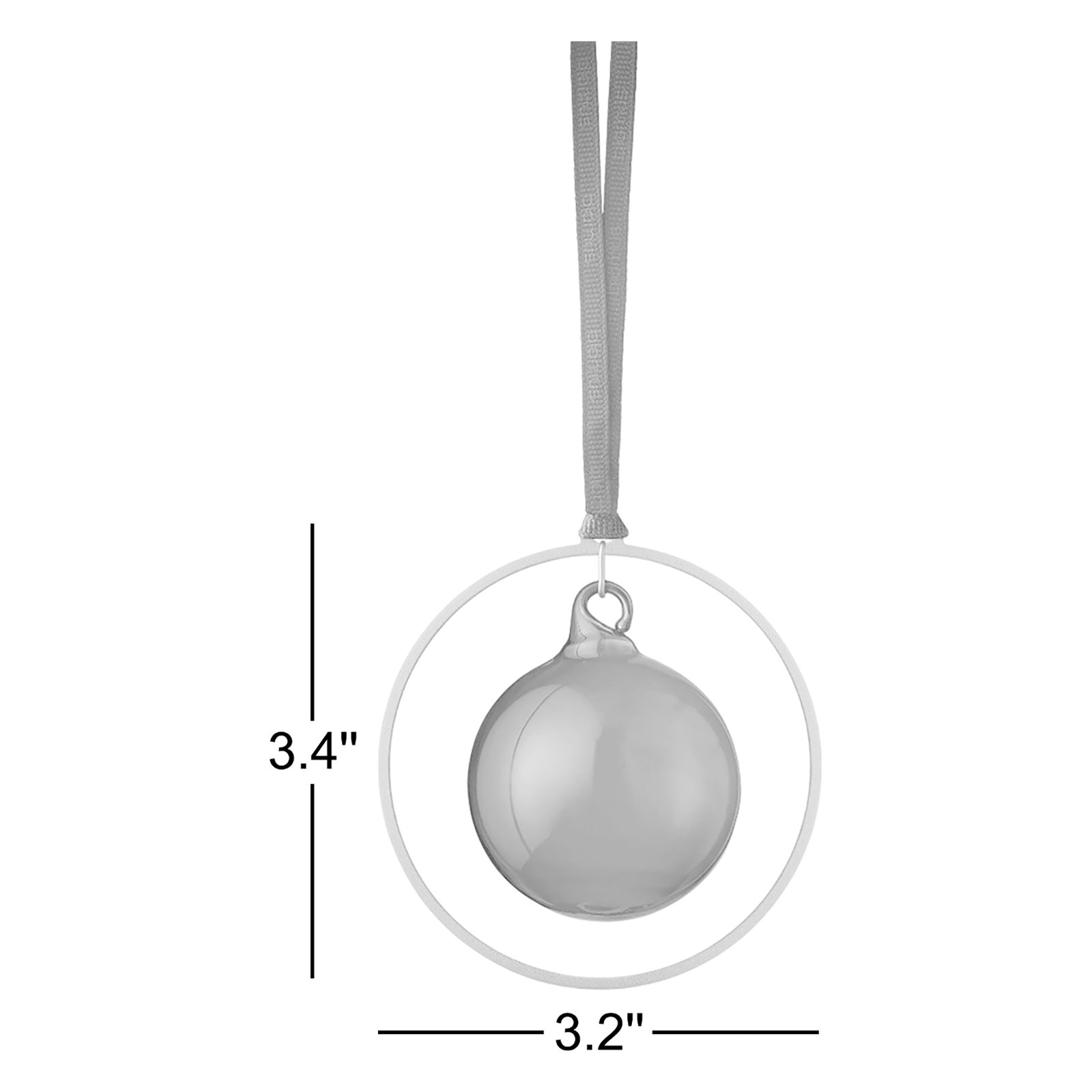 KITAI 3" Bauble, Burgundy