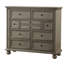 Commode double 9 tiroirs avec miroir Sallysue