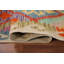 Tapis de couloir oriental multicolore en laine Kilim 3 x 10