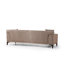 Élégant canapé 3 places, couleur fauve, 84,6 po x 34,3 po x 33,9 po | Structure en bois de hêtre durable et en carton, tissu 100% polyester | Coussins en mousse souple et plumes, 2 coussins inclus | Parfait pour les salons modernes et les décors scandinaves-1752558952-1807222284