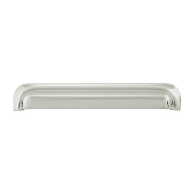 Edgewood Collection Cup Pull - 5-1/16" & 6-5/16" Center to Center Cabinet Pull Polished Nickel - Transitional Hardware for Drawers & Cabinets