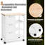 Jankowski Wood Kitchen Cart