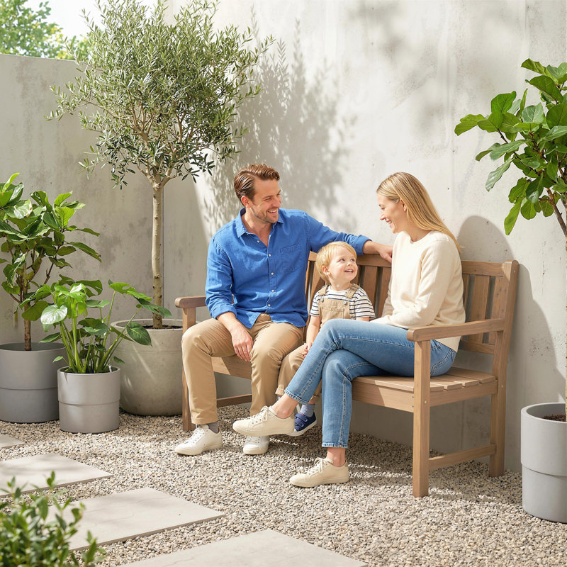 Solid Wood Fir Outdoor Bench