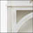 Antique 4-Tier Tall Bookshelf, 65 Inch White Distressed Finish, Perfect for Home and Office Storage
