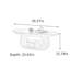 Table basse ovale avec rangement Modern Home-131267443-131267445