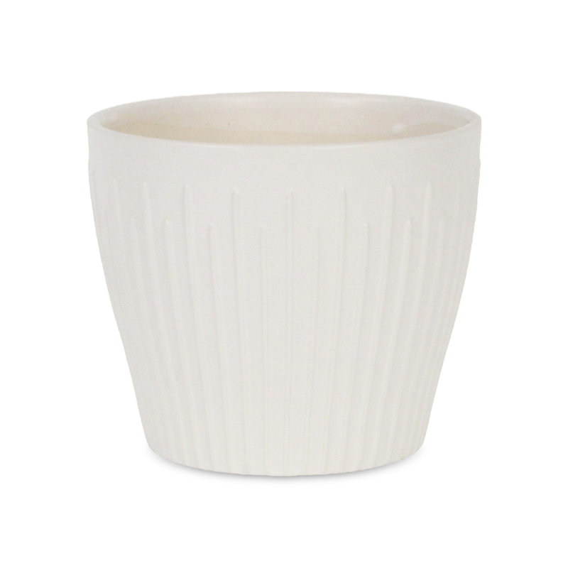 Uljana Handmade Ceramic Pot Planter, 5.75" x 6.75" x 6.75"