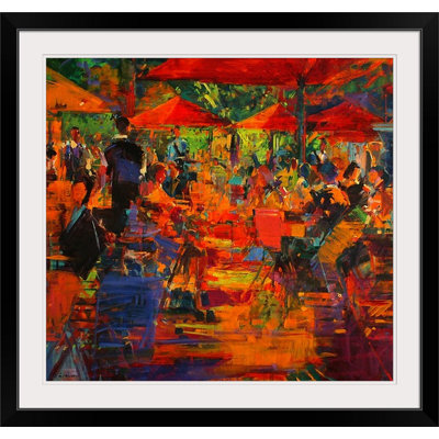 «Anjuman Le Grand Cafe, 2011» par Peter Graham, reproduction d'art