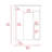 White 2-Shelf Rectangle Freestanding Vanity Cabinet