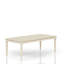 Table avec feuille - Blanc délavé