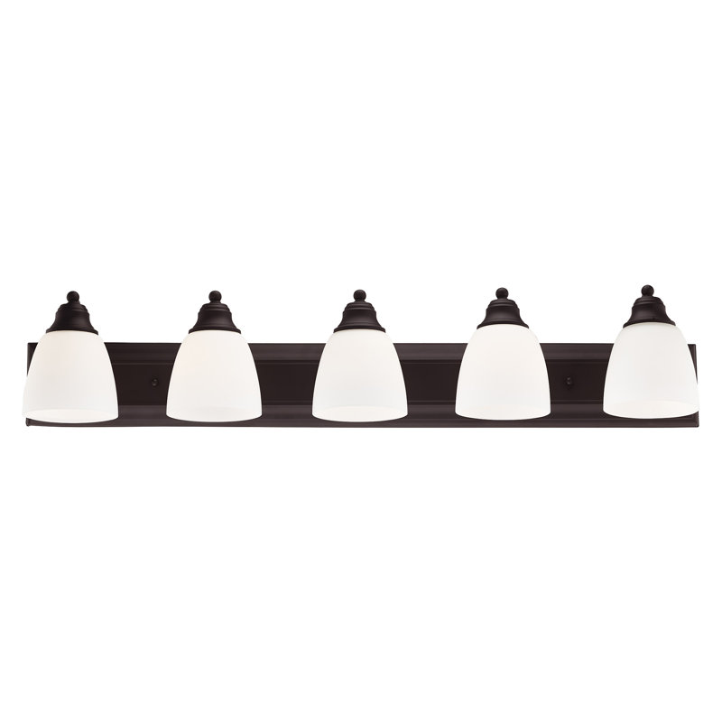 Springfield 5 - Light Dimmable Vanity Light, Bronze