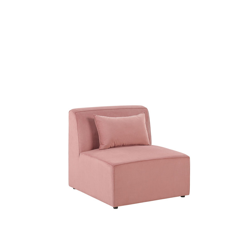 Basinger Upholstered Slipper Chair, Pink
