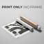Encrier Intersect I - impression sur toile seulement - non encadrée-550641873