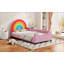 Lit de jour simple rembourré Rainbow