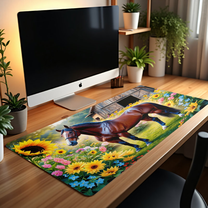Polyester Desk Pad, 31.5x15.5