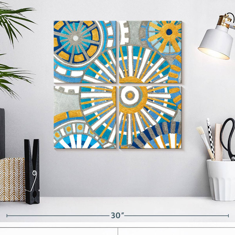 Avery Circle Delight I, 18" H x 18" W