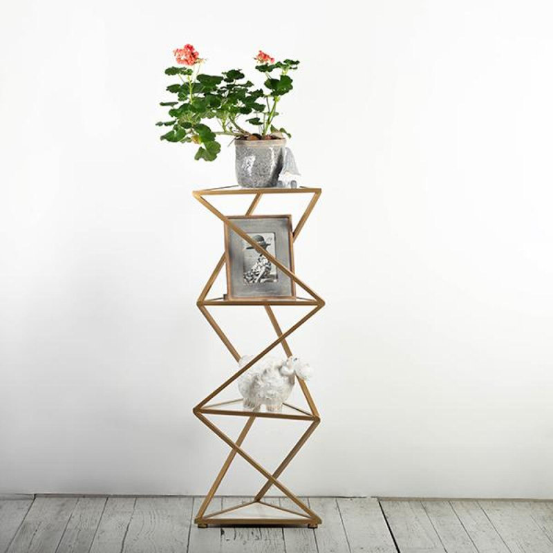 Glass Top End Table