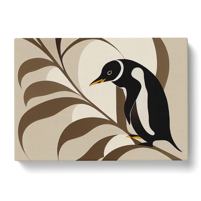Penguin Art Nouveau Vol.1 Abstract - Wrapped Canvas, 35cm H x 50cm W x 3cm D