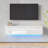 Arcelay Anthrone Floating TV Stand for TVs up to 63", Wall Mounted Media Console with LED Lights-1135298023