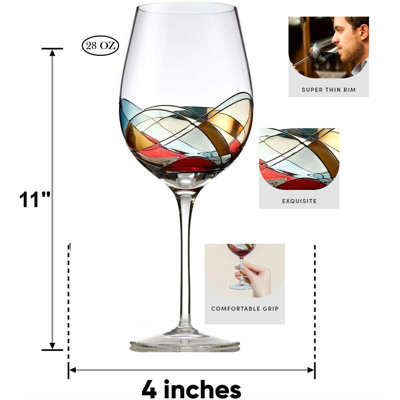 Alexader 28 oz. Stainless Steel Wine Glass