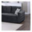 Canapé modulaire convertible en velours avec canapé-lit et canapé-lit-222583520