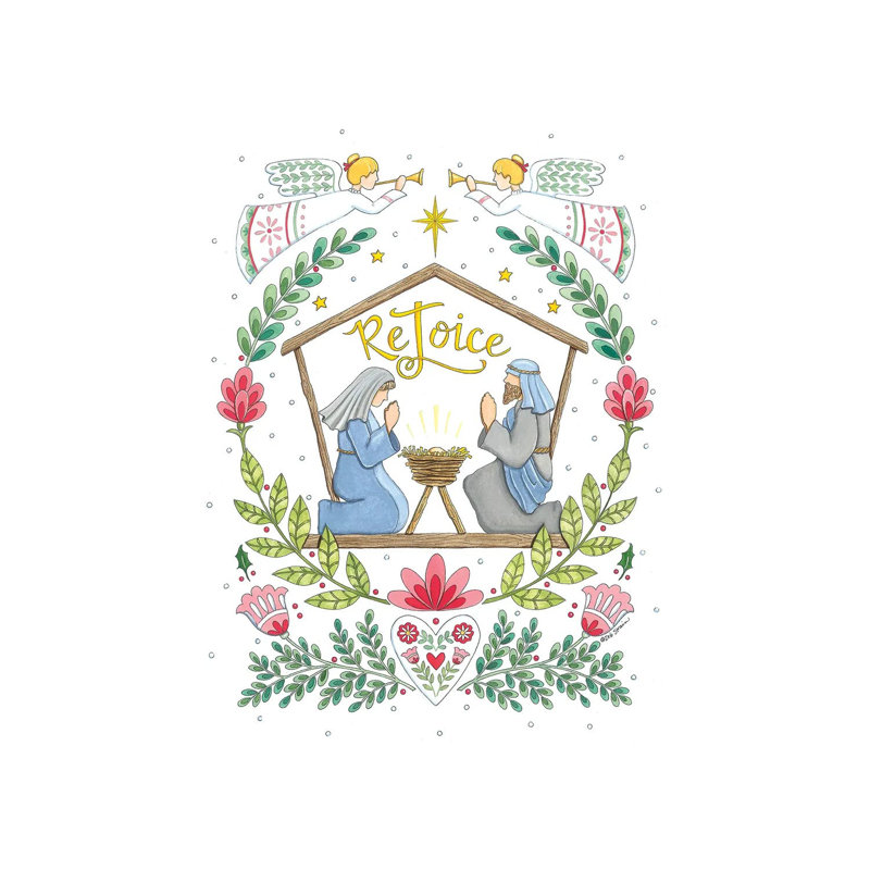 Joie de la joie, reproduction d'art sur toile tendue, H 18 po x l 12 po, Toile tendue, Ne s’applique pas