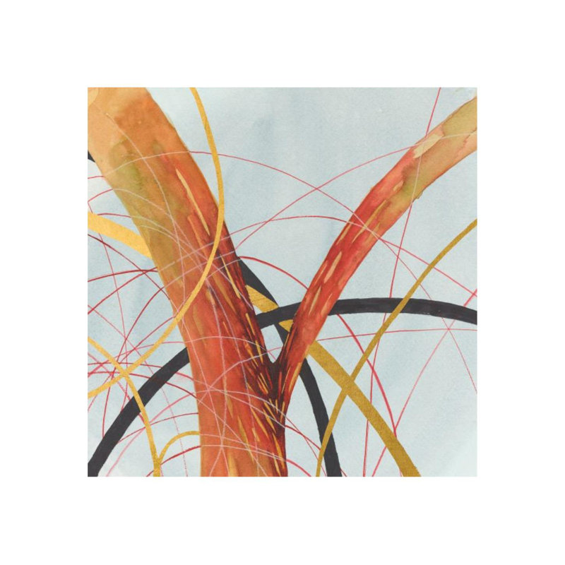 «Sea Voyage III» par Sara Brown - reproduction imprimée, Couche de verre, H 30 po x l 30 po x P 1,5 po