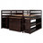Low Study Full Loft Bed With Cabinet