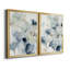 Indigo Ginkgo I, reproduction encadrée de qualité supérieure - prête à être accrochée-61454212-61454208