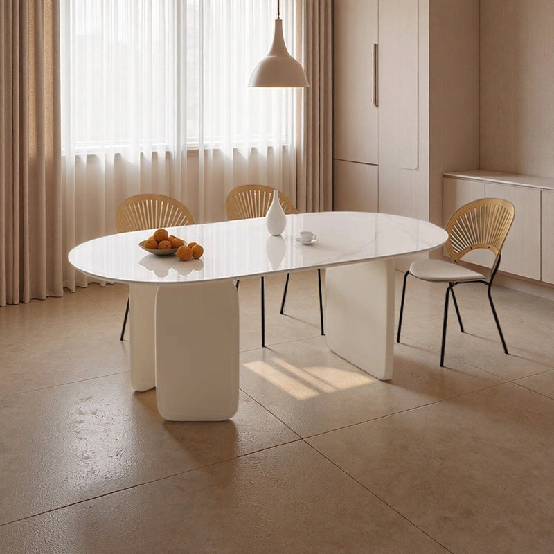Table de salle à manger française unique, 7 pièces : table, 6 chaises, 29.52"H x 78.74"L x 35.43"W