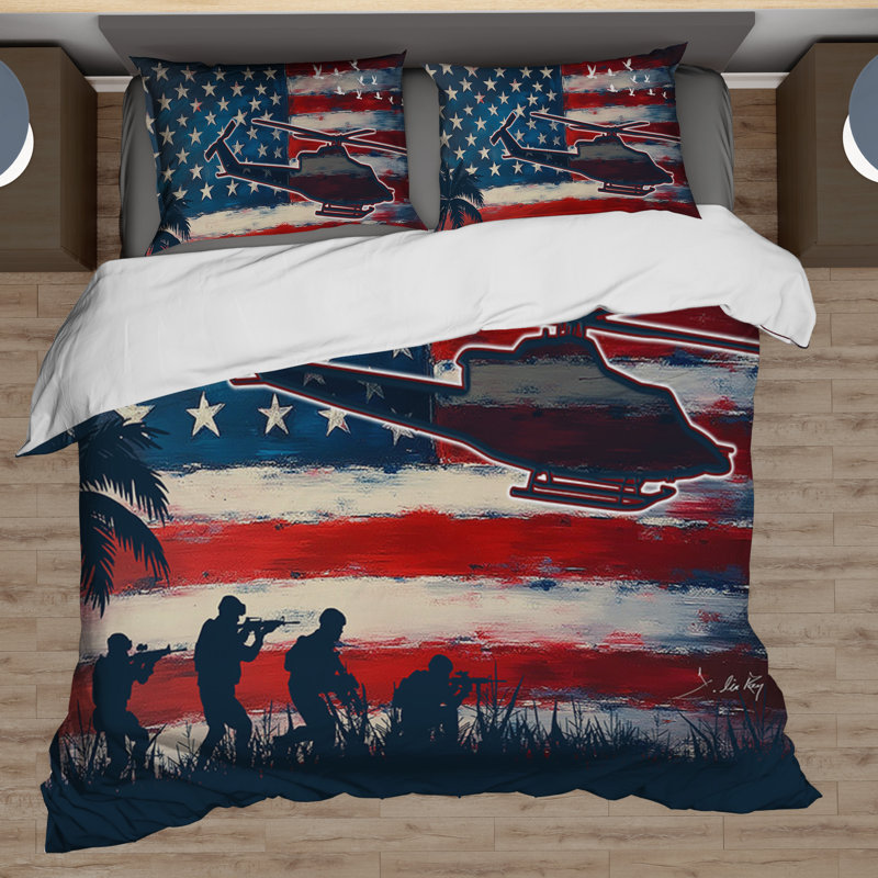 The Shadows Of Freedom Comforter Set, Twin Comforter + 1 Standard Pillowcase