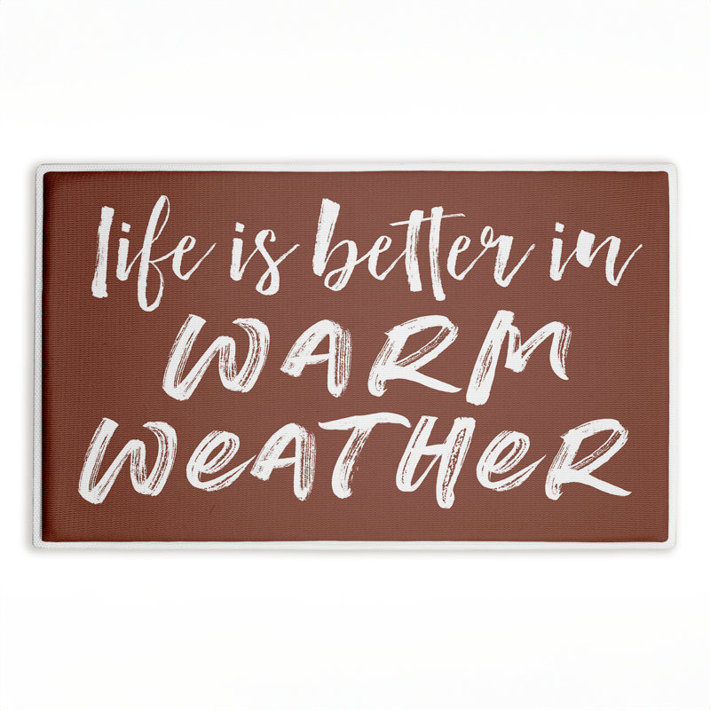 Tapis de bain et tapis de bain Better Better, Mieux vaut par temps chaud