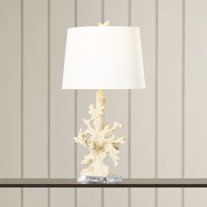 Humboldt Accent Lamp, Cream/White Shade
