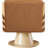 Quinton Vegan Leather Swivel Accent Chair-90995856-90995857