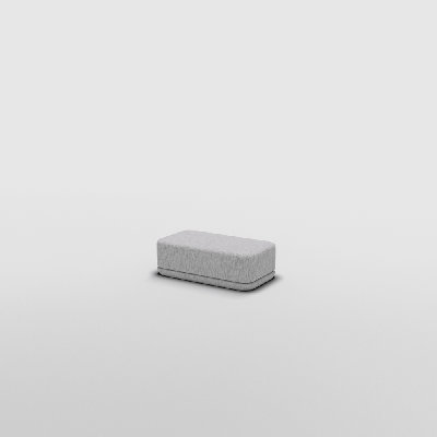 Cube 22" Wide Rectangle Footstool Ottoman