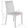 5-Piece Outdoor Dining Set with Square Dining Table and 2 Dining Side Chairs Weave Design