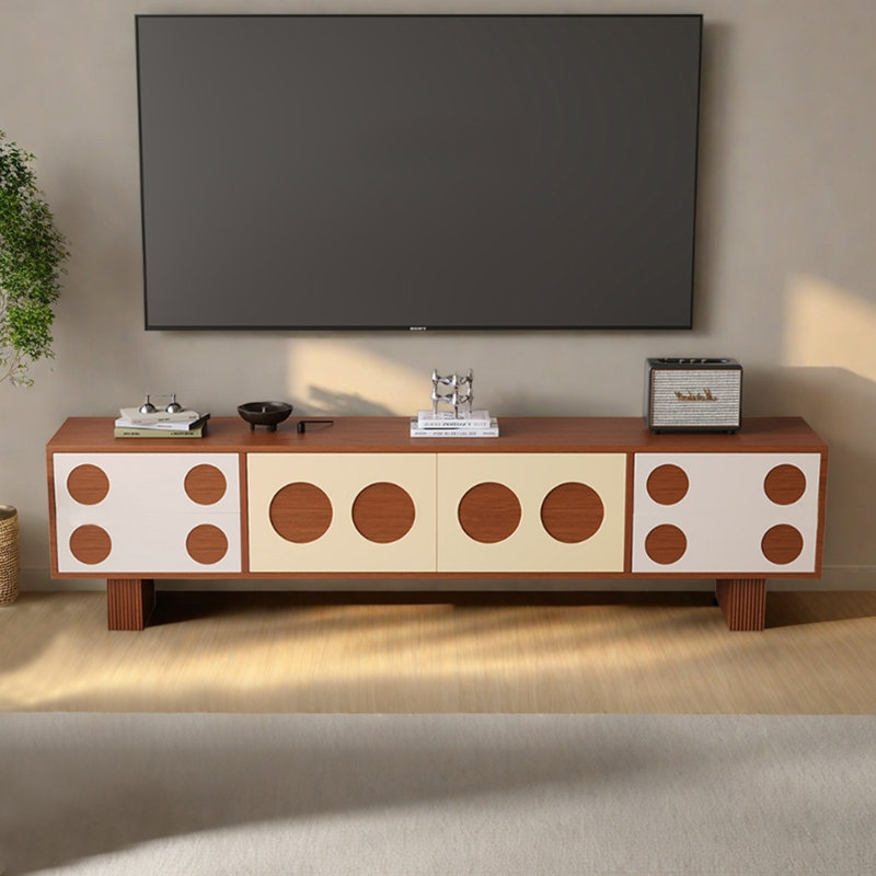 Multi-Layer Solid Wood TV Stand