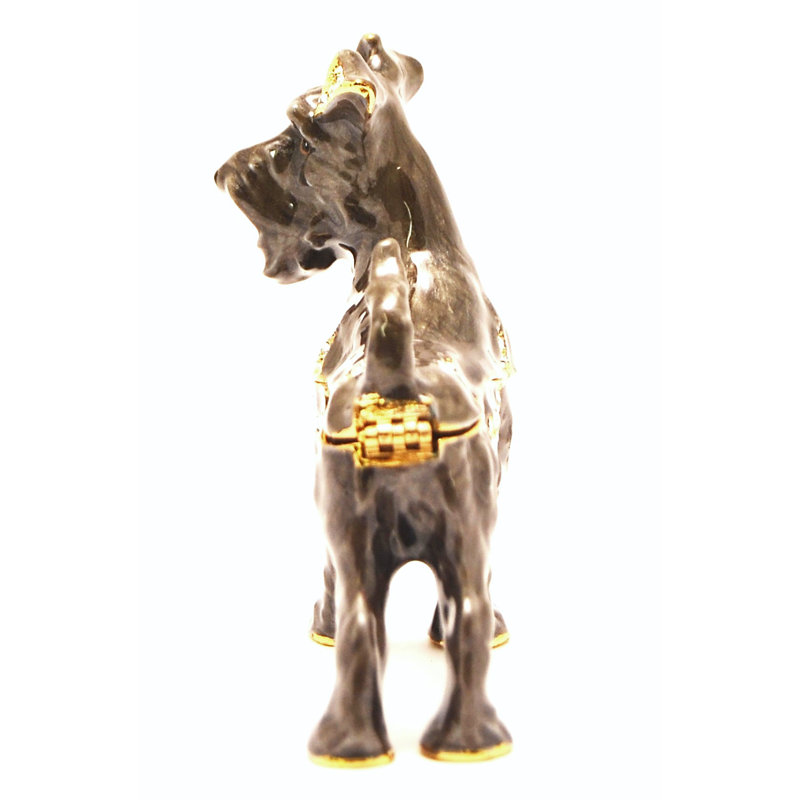 Schnauzer Metal Decorative Box