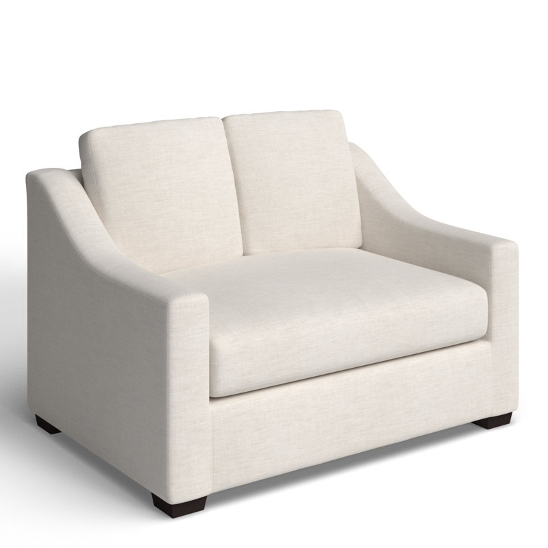 Cranbrook 55.5'' Upholstered Loveseat, Nomad Snow Crypton® Chenille