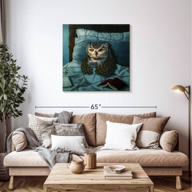 Ketti Bedroom Night Owl, 36" H x 36" W