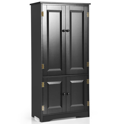 Lago Vista 24 " Wide 4 - Shelf Storage Cabinet with