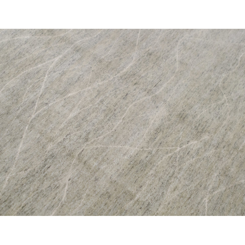 Tapis vert noué à la main de haute qualité