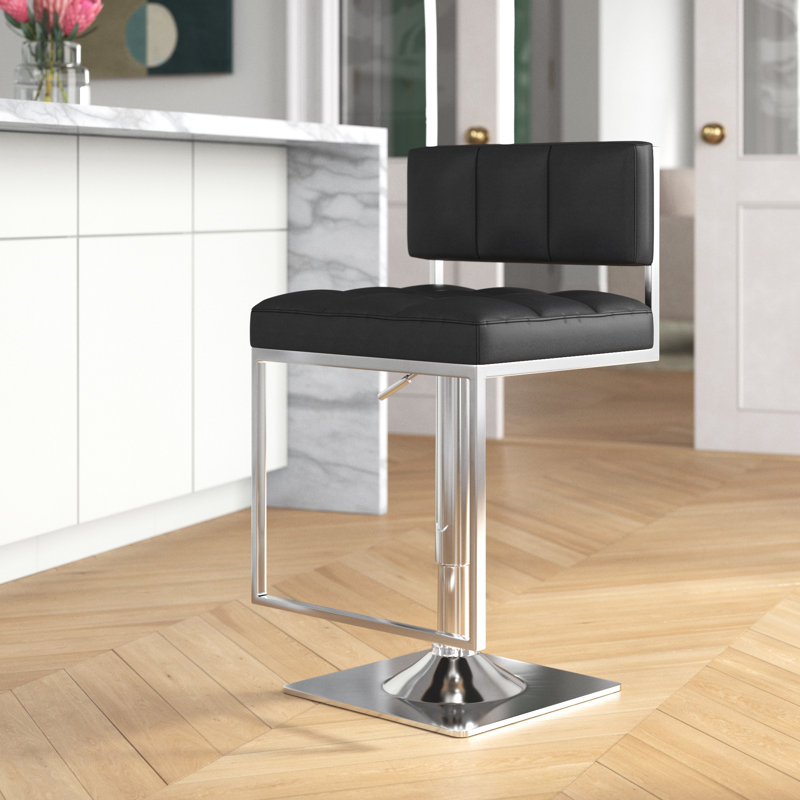 Tabouret de bar Kaylaa, Noir
