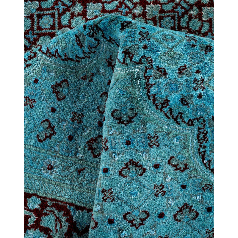 Fine Vibrance One-of-a-Kind 6' 2" X 9' 3" Hand Knotted Area Rug