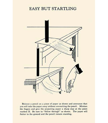« easy mais startling » par harry houdini, affiche rétro