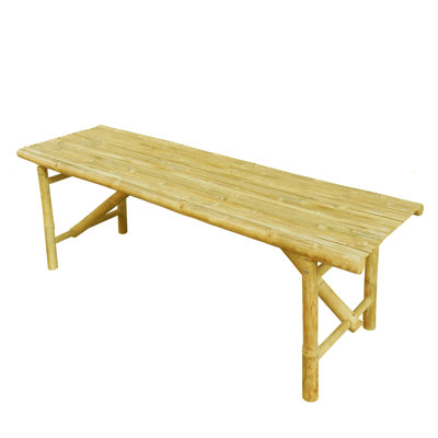 Delp Wooden Picnic Bench by Bay Isle Home
