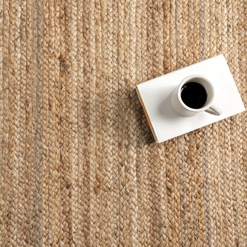 Tapis en jute naturelle, Ovale 5 pi x 8 pi
