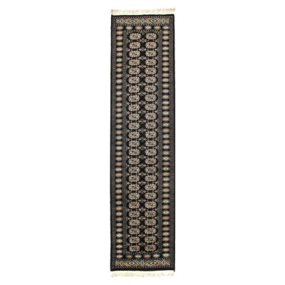 Ashtion Wool Oriental Area Rug in Blue