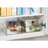 iDesign Plastic Stackable Kitchen Bin with Easy to Grip Integrated Handles, 10" x 8" x 3", Clear