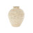 Beniamino Seagrass Handmade Wrapped Pot Cream Decorative Vase