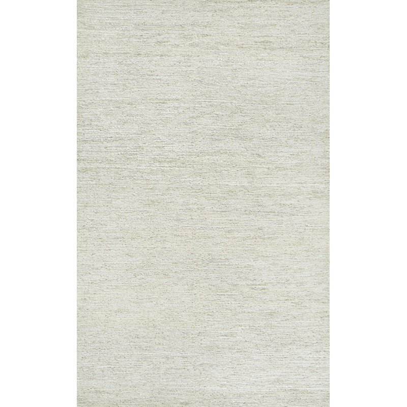 Griffin Rustic Farmhouse Woven Jute Solid Bleach Rug, Rectangle 3' x 5'